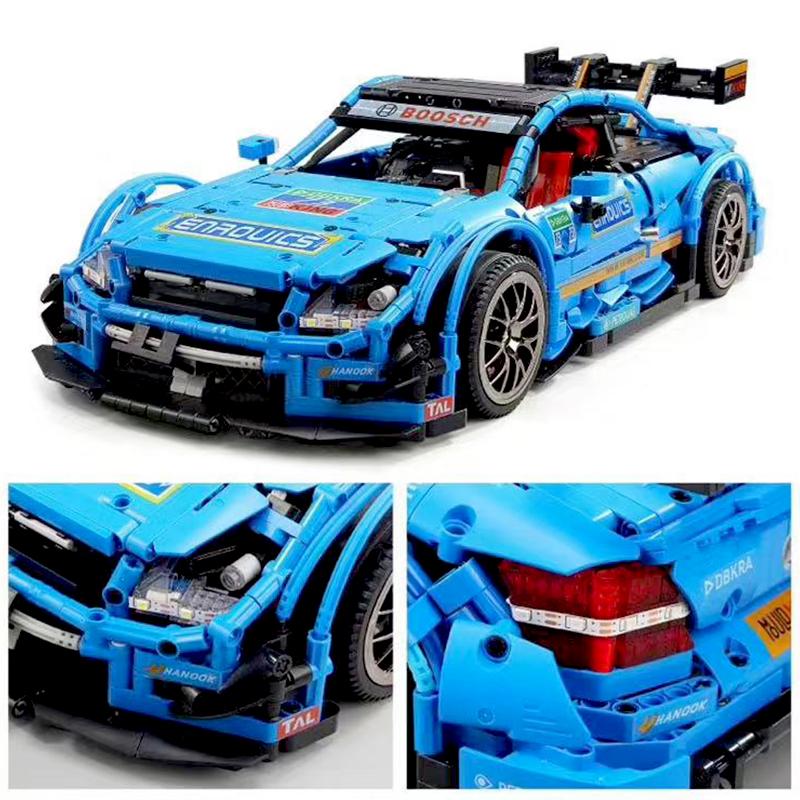 13073 Technic RC Racing Car AMG C63 DTM Compatible With MOC 6687 6688 Building Blocks Bricks 4 - LEPIN Germany