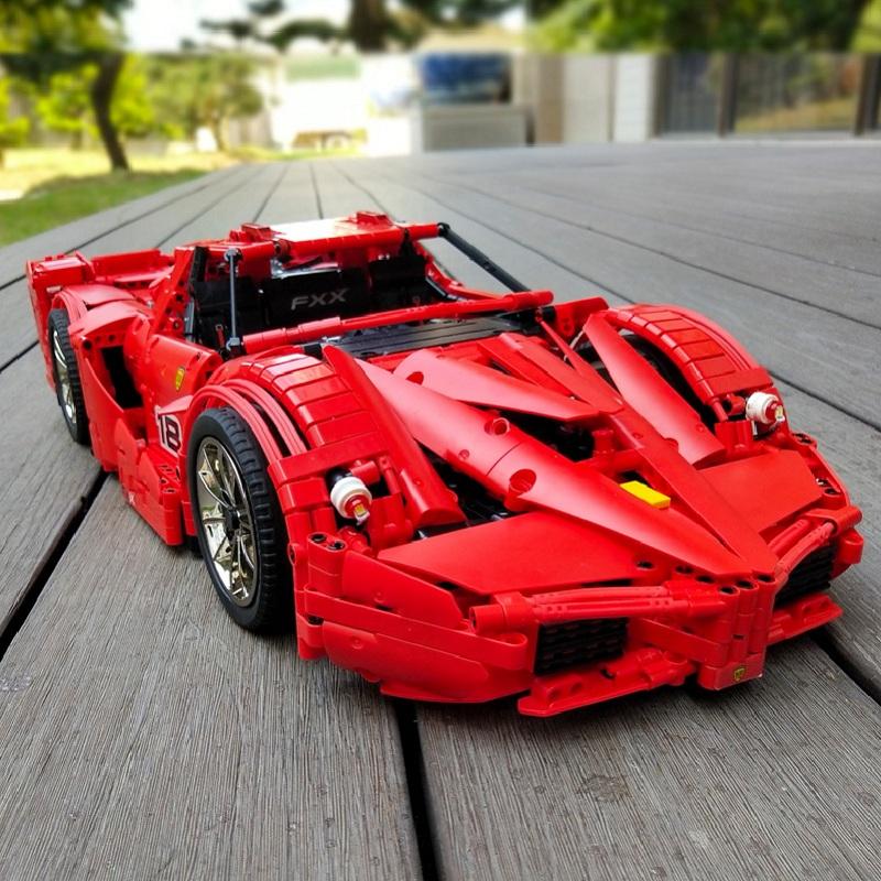 13085 Motor Function Car The 1 8 Red FXX Racing Sport Car Set 2 4Ghz APP 2 - LEPIN Germany