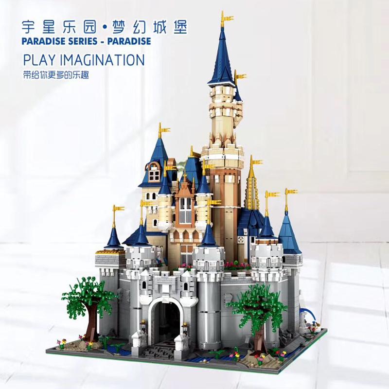 13132 8388Pcs Paradise Princess Cinderella Dream Castle Creator UCS Set Building Blocks Bricks 71040 16008 Kids 3 - LEPIN Germany