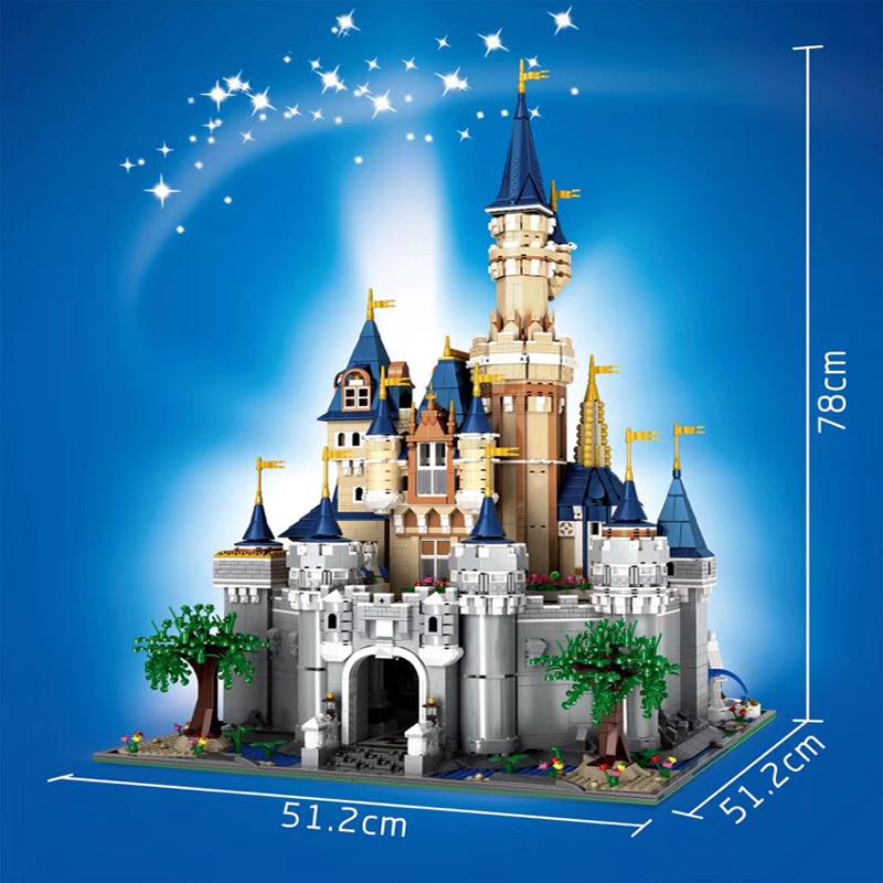 13132 8388Pcs Paradise Princess Cinderella Dream Castle Creator UCS Set Building Blocks Bricks 71040 16008 Kids 4 - LEPIN Germany