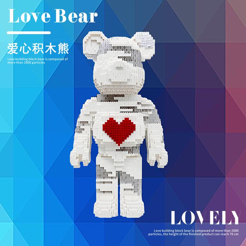 AP 001 1 Bearbrick with Lights with 3200 pieces 1 - LEPIN Germany