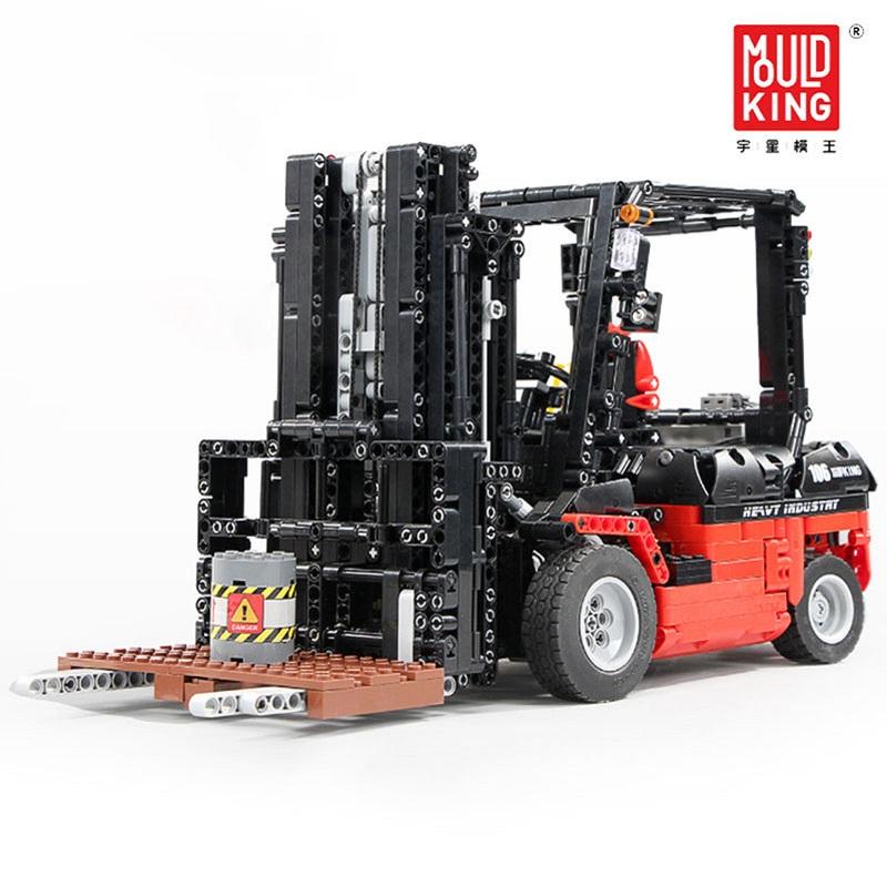 APP Technic 13106 Forklift Truck Compatible Technik MOC RC Motors Car Sets Building Blocks Bricks App 4 - LEPIN Germany