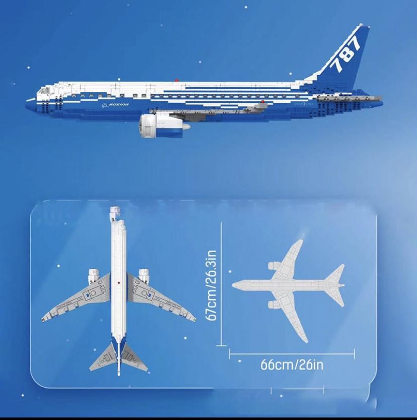 DK 80009 BOEING 787 with 1353 pieces 2 - LEPIN Germany
