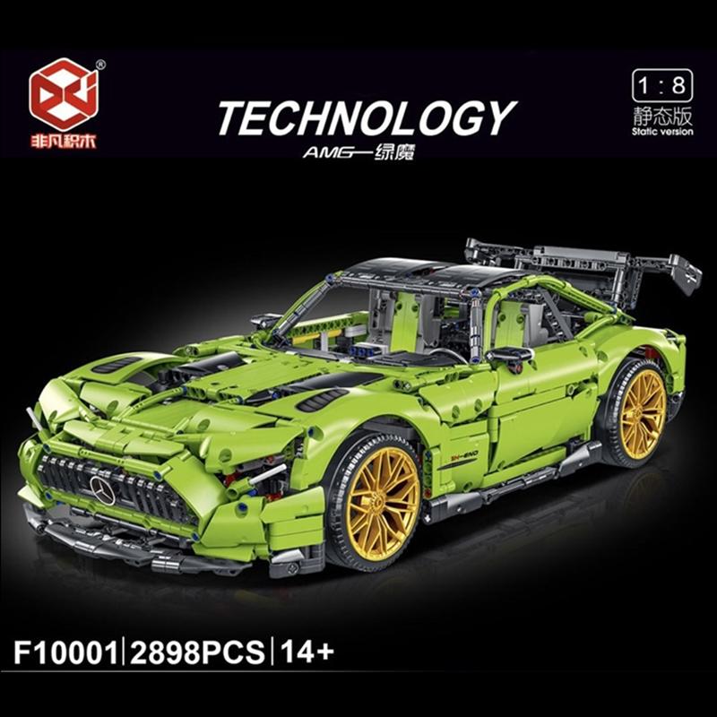FEI FAN F10001 18 Benz Green AMG with 2898 pieces 1 - LEPIN Germany