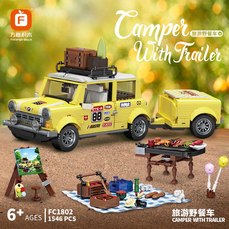 FORANGE FC1802 Camper with Tailer with 1546 pieces 1 - LEPIN Germany