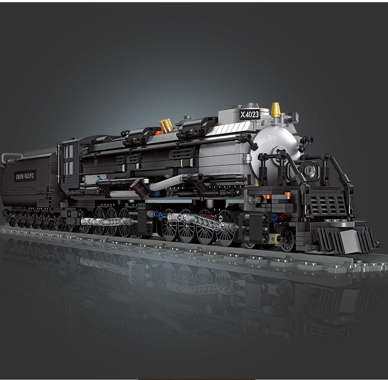 JIE STAR 59005 The BIGBOY Steam Locomotive with 1608 pieces 3 - LEPIN Germany