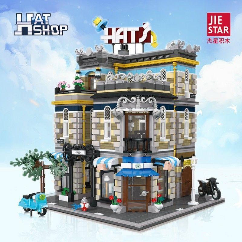 JIE STAR 89121 Hat´s Store with 3140 pieces 1 - LEPIN Germany