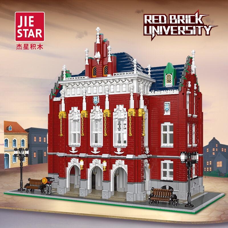 JIE STAR 89123 The Red Brick University with 6355 pieces 1 - LEPIN Germany