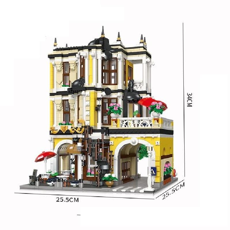 JIE STAR 89124 The Tea Shop with 2980 pieces 5 - LEPIN Germany