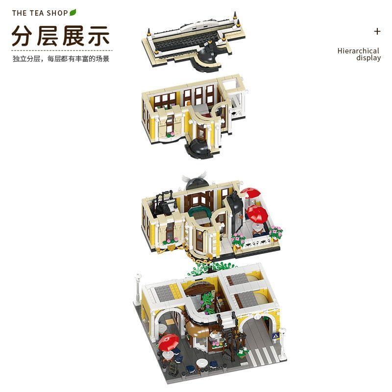 JIE STAR 89124 The Tea Shop with 2980 pieces 6 - LEPIN Germany