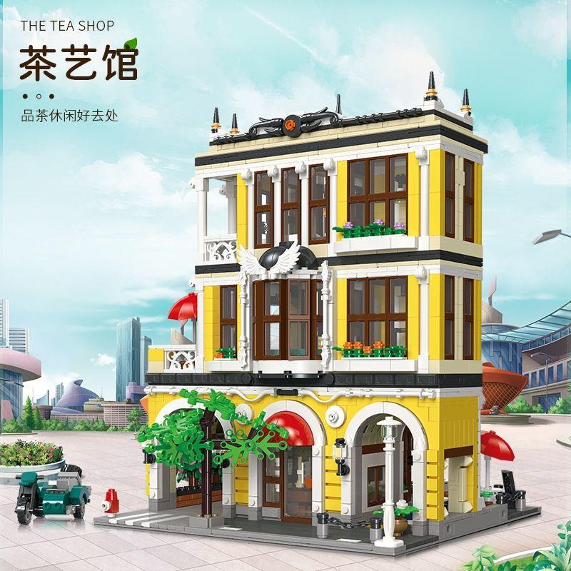 JIE STAR 89124 The Tea Shop with 2980 pieces 7 - LEPIN Germany
