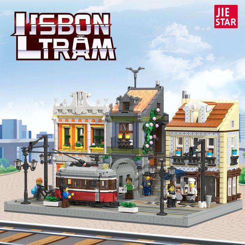 JIE STAR 89132 The Lisbon Tram with 3080 pieces 1 - LEPIN Germany