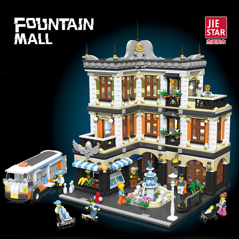 JIESTAR 89113 Fountain Mall with 3420 pieces 1 - LEPIN Germany