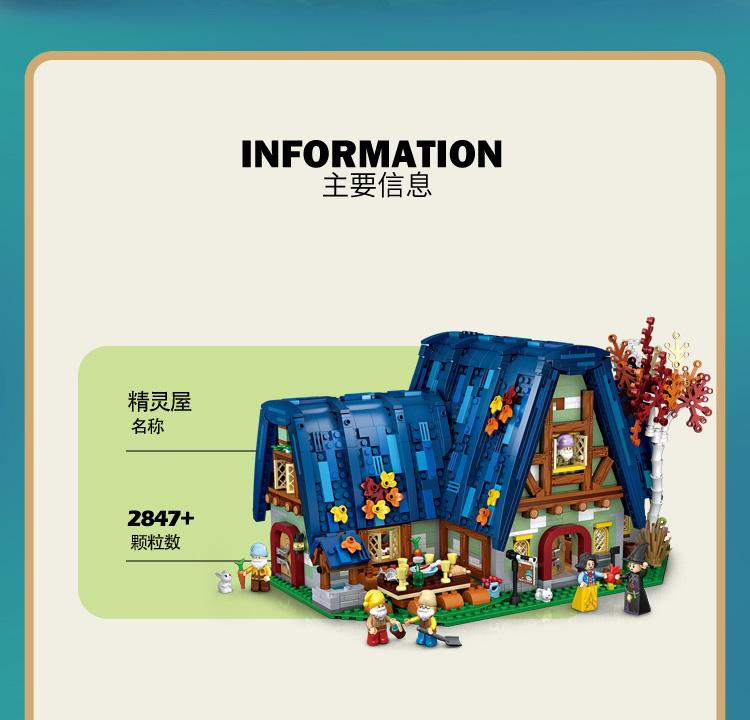 LOZ 1036 Elf House with 2847 pieces 6 - LEPIN Germany