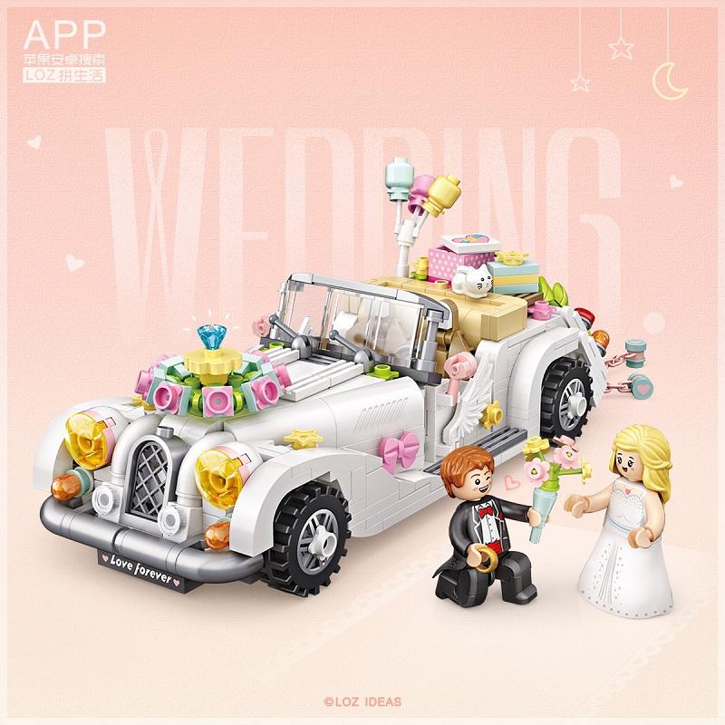 LOZ 1119 Romantic Wedding Car with 676 pieces 1 - LEPIN Germany