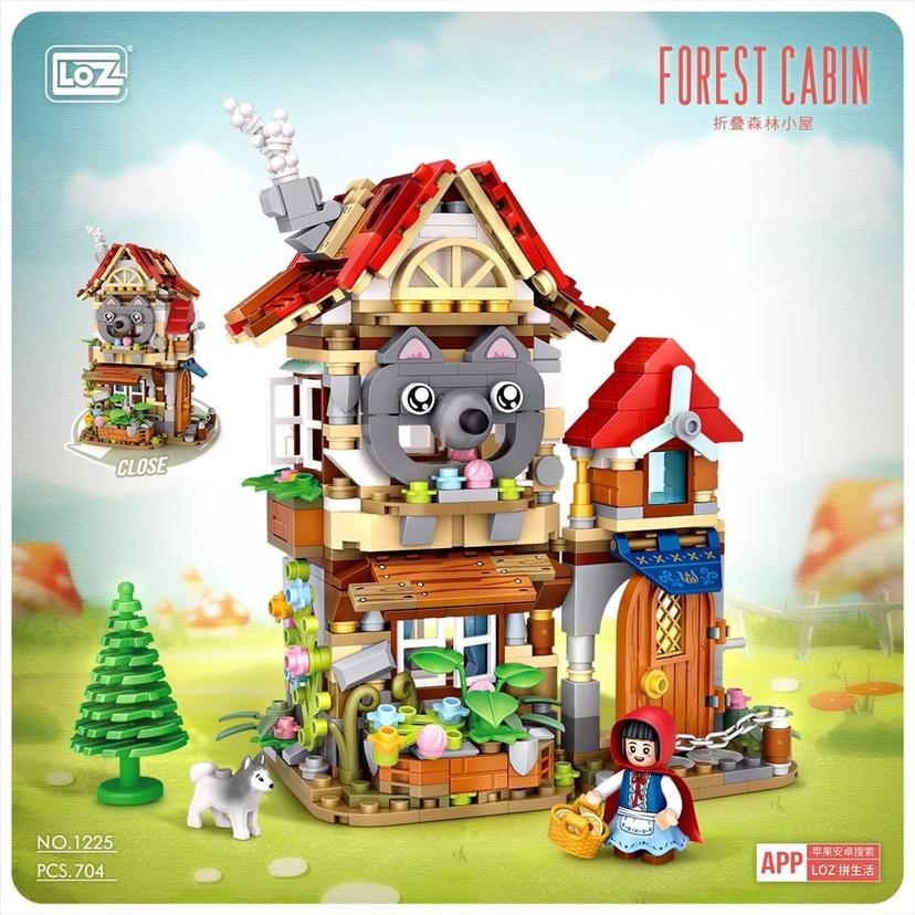 LOZ 1225 Forest Cabin with 704 pieces 1 - LEPIN Germany