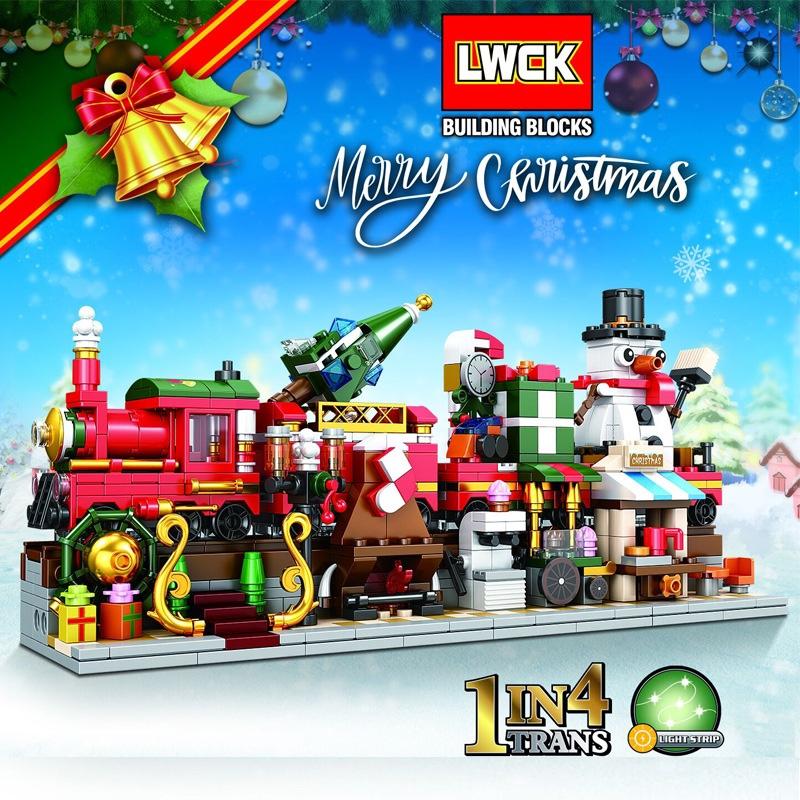 LWCK 7008 Merry Christmas Train 4 in 1 with 838 pieces 1 - LEPIN Germany