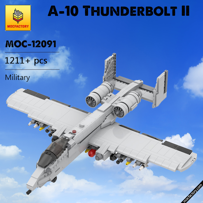 MOC 12091 A 10 Thunderbolt II Military by DarthDesigner MOC FACTORY - LEPIN Germany