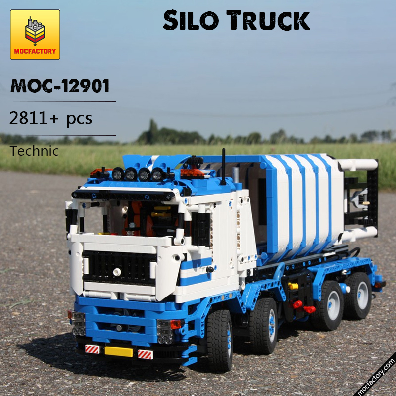 MOC 12901 Silo Truck Technic by Designer Han MOC FACTORY - LEPIN Germany