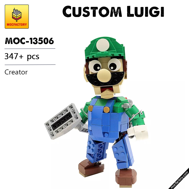 MOC 13506 Custom Luigi Creator by buildbetterbricks MOC FACTORY - LEPIN Germany