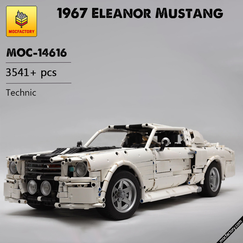 MOC 14616 1967 Eleanor Mustang Technic by Loxlego MOC FACTORY - LEPIN Germany