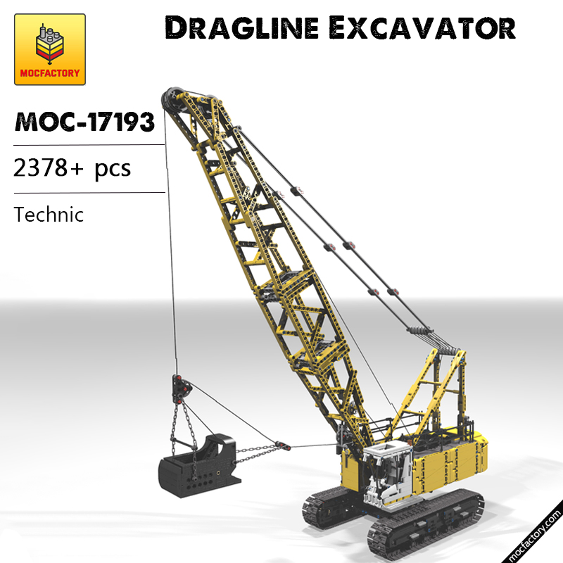 MOC 17193 Dragline Excavator Technic by Ivan M MOC FACTORY - LEPIN Germany