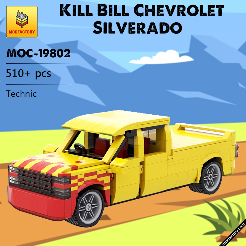 MOC 19802 Kill Bill Chevrolet Silverado Technic by mkibs MOC FACTORY - LEPIN Germany