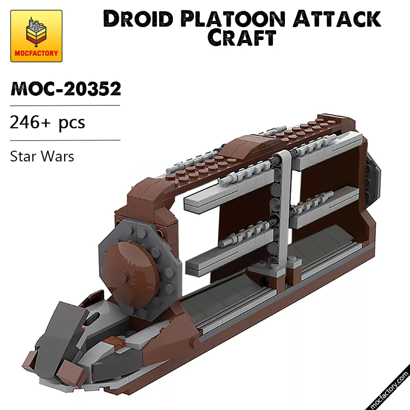 MOC 20352 Droid Platoon Attack Craft Star Wars by EmpireBricks MOC FACTORY - LEPIN Germany