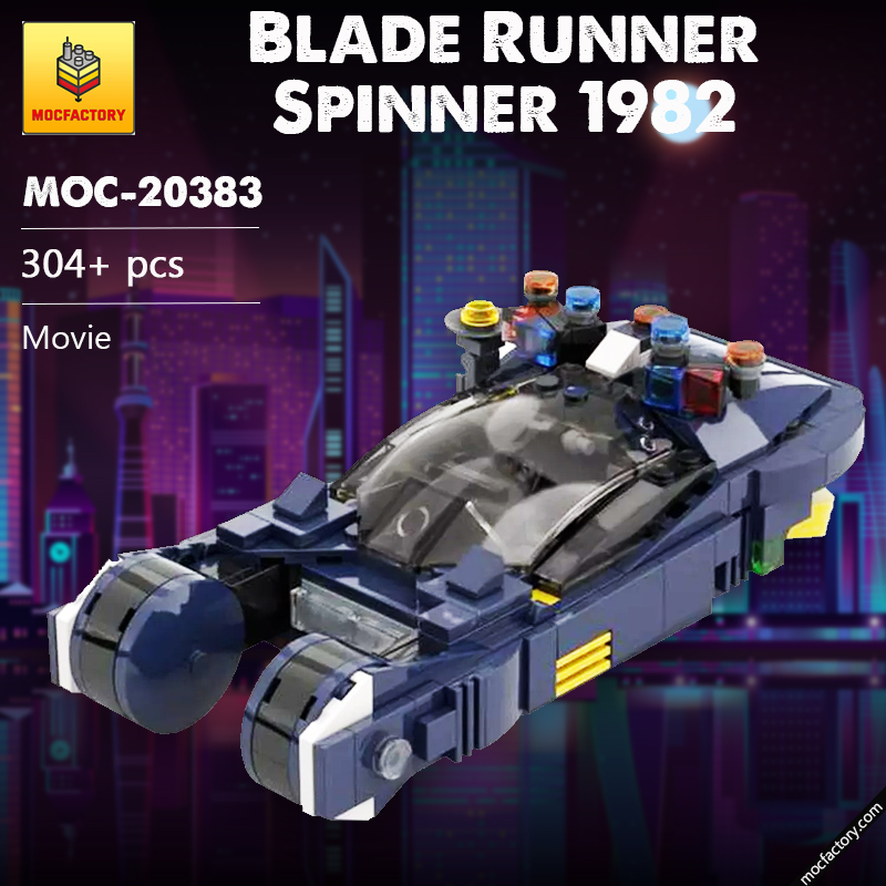 MOC 20383 Blade Runner Spinner 1982 Movie by MOMAtteo79 MOC FACTORY - LEPIN Germany