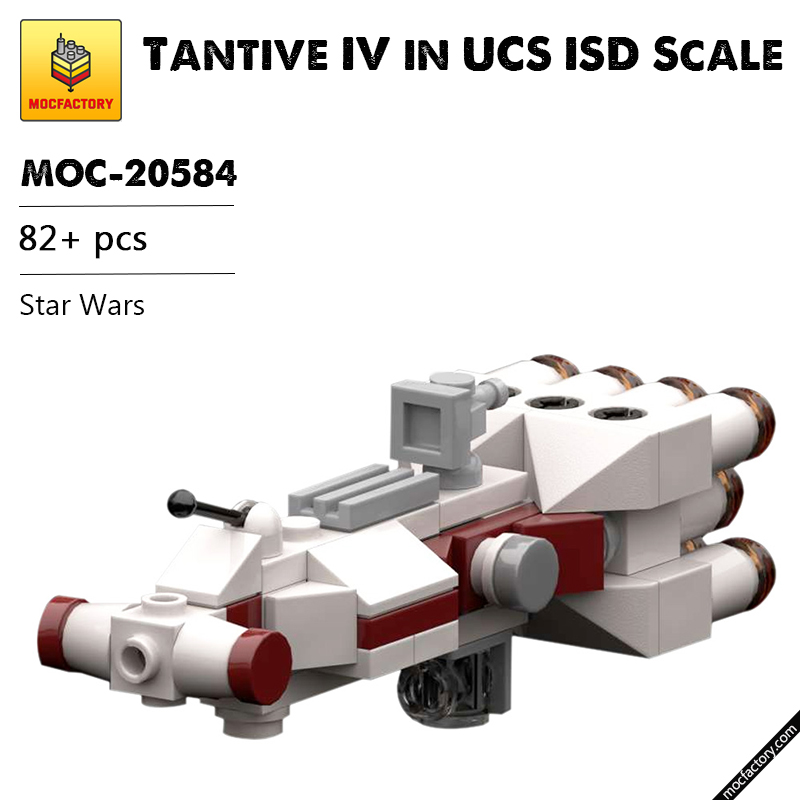 MOC 20584 Tantive IV in UCS ISD Scale Star Wars by RobertBrick MOC FACTORY - LEPIN Germany