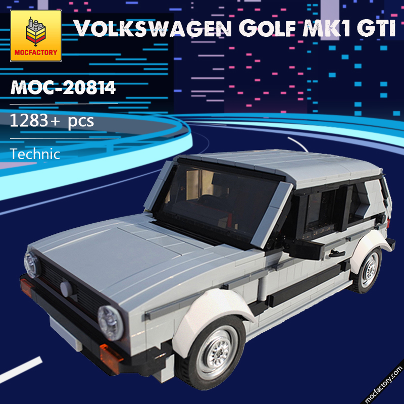 MOC 20814 Volkswagen Golf MK1 GTI Technic by hasskabal MOC FACTORY - LEPIN Germany