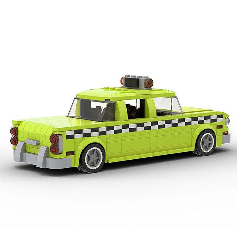 MOC 22002 Taxi Driver 1975 NYC Checker Taxi Cab Technic by mkibs MOC FACTORY 3 - LEPIN Germany