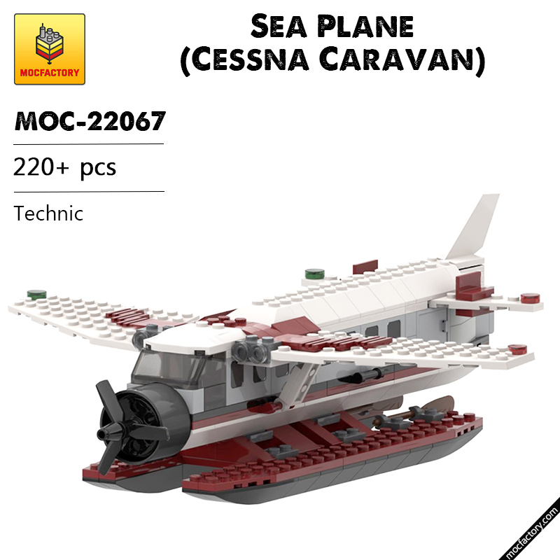 MOC 22067 Sea Plane Cessna Caravan Technic by Moclego MOC FACTORY - LEPIN Germany