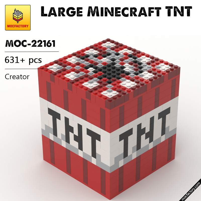MOC 22161 Large Minecraft TNT Creator by klosspalatset MOC FACTORY - LEPIN Germany