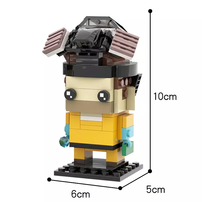 MOC 22534 Breaking Bad Brickheadz Collection Walter White Jesse Pinkman Creator by mkibs MOC FACTORY 2 - LEPIN Germany