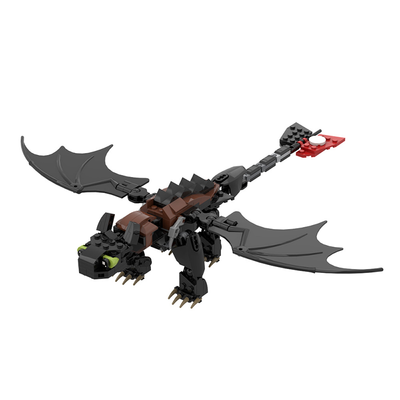 MOC 23064 Toothless How to Train Your Dragon Movie by buildbetterbricks MOC FACTORY 2 - LEPIN Germany