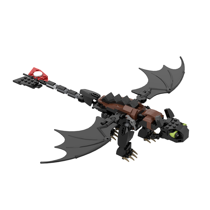 MOC 23064 Toothless How to Train Your Dragon Movie by buildbetterbricks MOC FACTORY 4 - LEPIN Germany