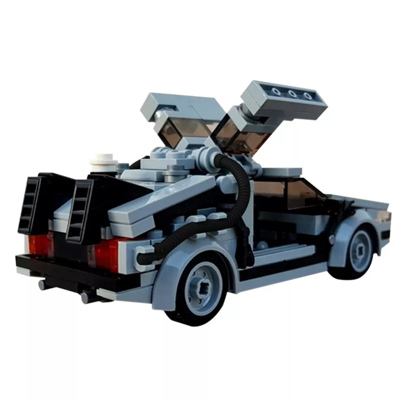 MOC 23436 Delorean from BACK TO THE FUTURE in minifig scale Technic by Florian Wayne MOC FACTORY 3 - LEPIN Germany