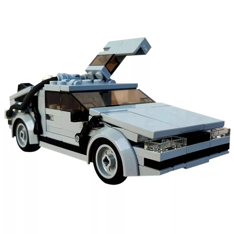 MOC 23436 Delorean from BACK TO THE FUTURE in minifig scale Technic by Florian Wayne MOC FACTORY 5 - LEPIN Germany