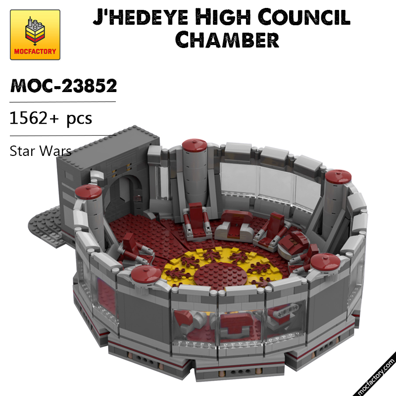 MOC 23852 Jhedeye High Council Chamber Star Wars by wheelsspinnin MOC FACTORY - LEPIN Germany