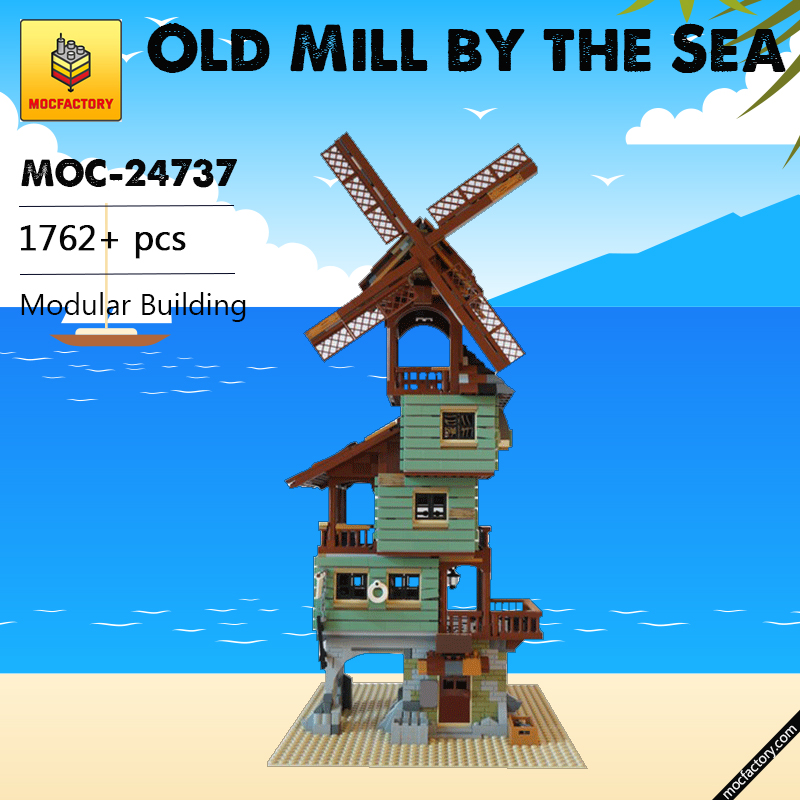 MOC 24737 Old Mill by the Sea Modular Building by nobsta MOC FACTORY - LEPIN Germany