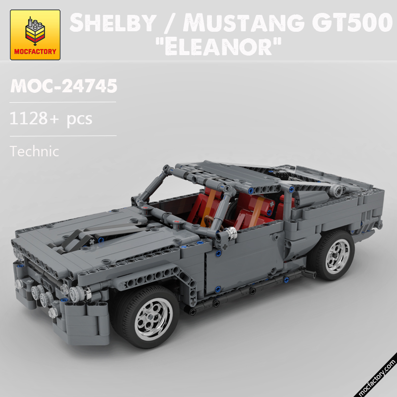 MOC 24745 Shelby Mustang GT500 Eleanor Technic by Steelman14a MOC FACTORY - LEPIN Germany
