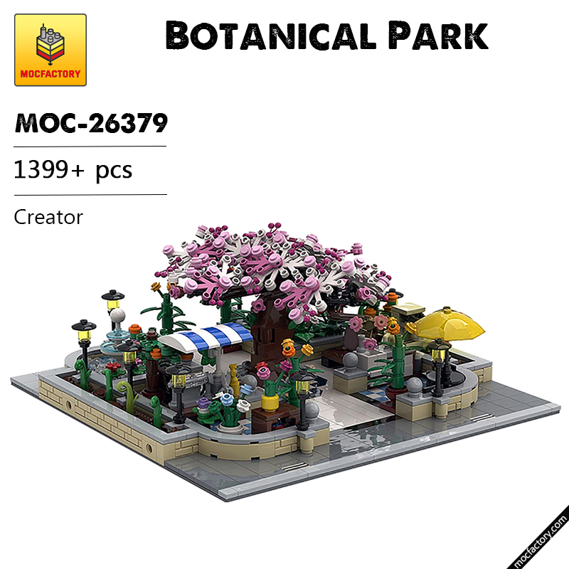 MOC 26379 Botanical Park Creator by BrickPolis MOC FACTORY - LEPIN Germany