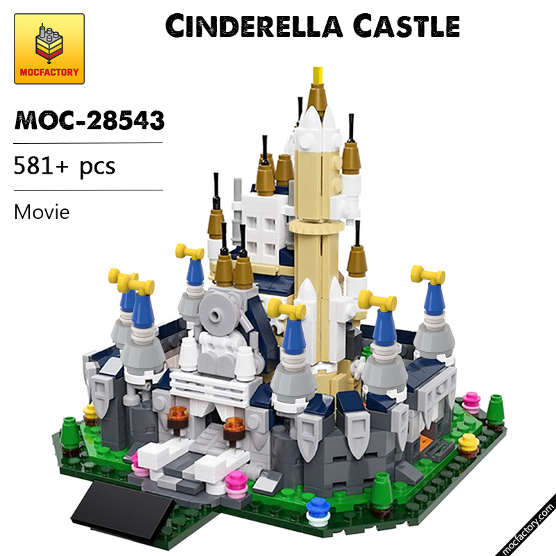 MOC 28543 Cinderella Castle Movie by Brickproject MOC FACTORY - LEPIN Germany