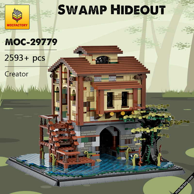 MOC 29779 Swamp Hideout Creator by zmarkella MOC FACTORY - LEPIN Germany