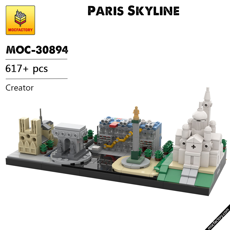 MOC 30894 Paris Skyline Creator by JenArtiste MOC FACTORY - LEPIN Germany