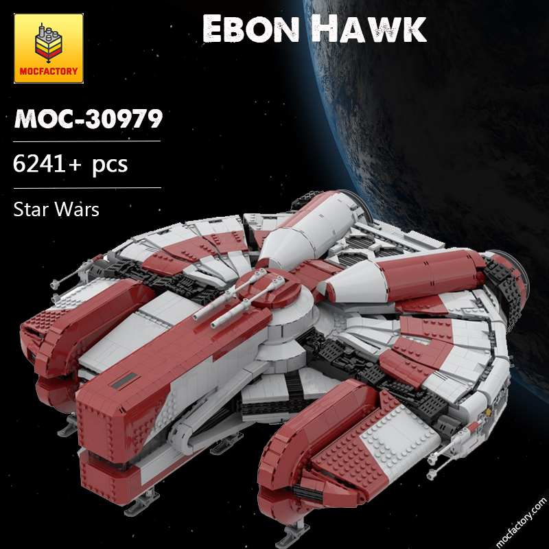 MOC 30979 Ebon Hawk Star Wars by BrickBoyz Custom Designs MOC FACTORY - LEPIN Germany