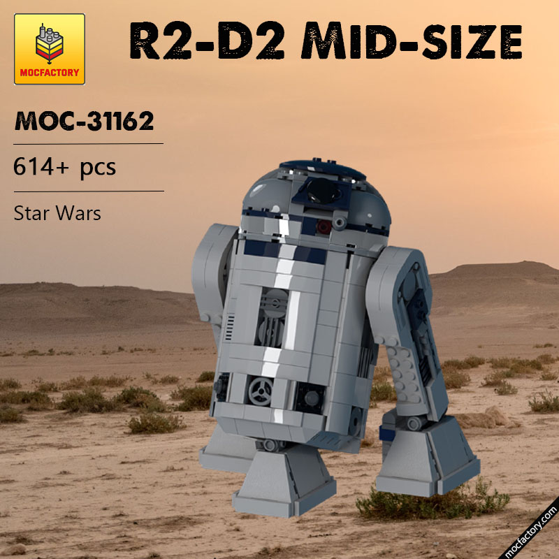 MOC 31162 R2 D2 Mid size Star Wars by wheelsspinnin MOC FACTORY - LEPIN Germany