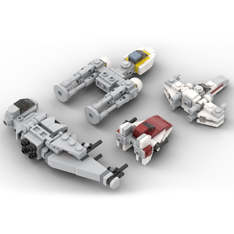 MOC 32286 Micro Rebel Starfighters Original Trilogy Star Wars by ron mcphatty MOC FACTORY 2 - LEPIN Germany