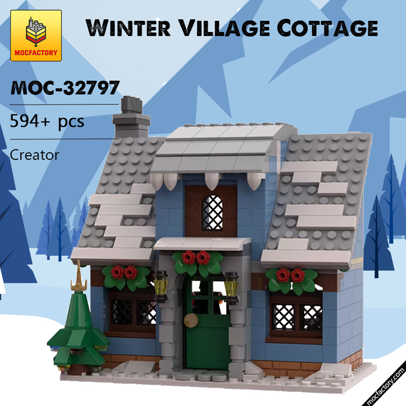 MOC 32797 Winter Village Cottage Creator by Klaartje68 MOC FACTORY 4 - LEPIN Germany